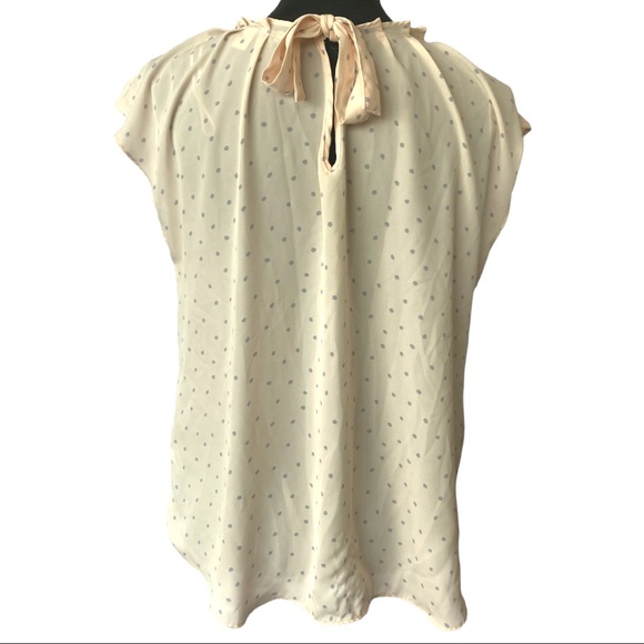 Light Pink Polka Dot Blouse by Lauren Conrad - Picture 2 of 6